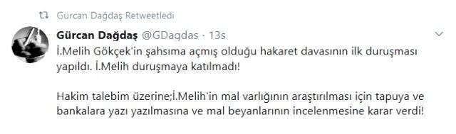 Mahkeme, Melih Gökçek'in mal varlığının incelenmesine karar verdi