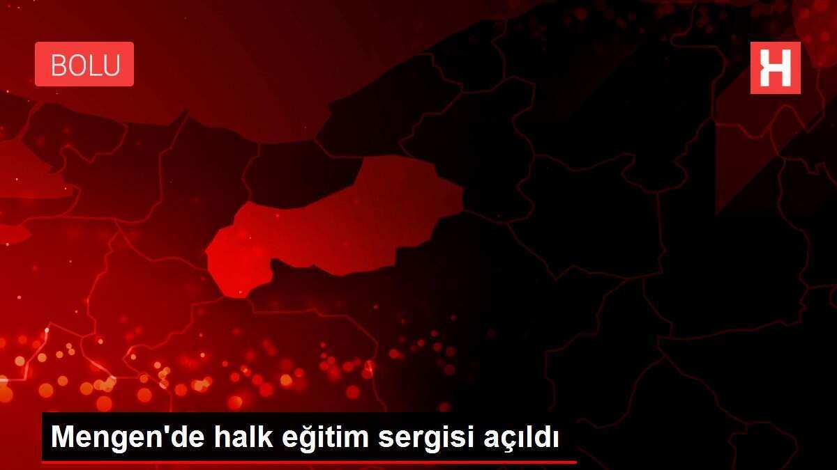 Mengen'de halk eğitim sergisi açıldı