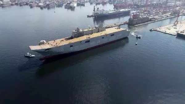Türkiye'nin en büyük savaş gemisi TCG Anadolu, 2020'de teslim edilecek