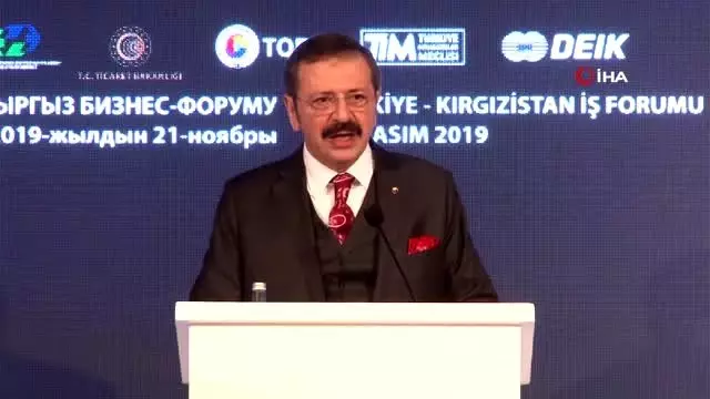 TOBB Başkanı Hisarcıklıoğlu: 'Kırgızistan ile çok daha büyük ticaret hacmine ulaşmamız mümkün' TOBB Başkanı Hisarcıklıoğlu: 'Kırgızistan ile çok daha büyük ticaret hacmine ulaşmamız mümkün'