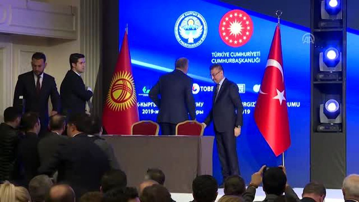 Türkiye-Kırgızistan İş Forumu - Mutabakat zabıtlarının imzalanması