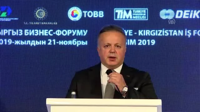 Türkiye-Kırgızistan İş Forumu - TİM Başkanı Gülle