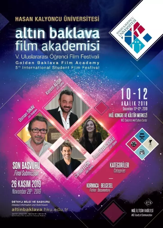 Altın Baklava Film Festivaline geri sayım başladı Altın Baklava Film Festivaline geri sayım başladı