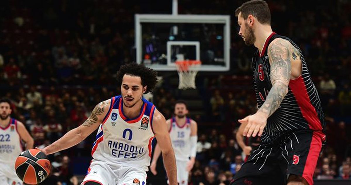 Anadolu Efes deplasmanda Armani Milano'yu devirdi