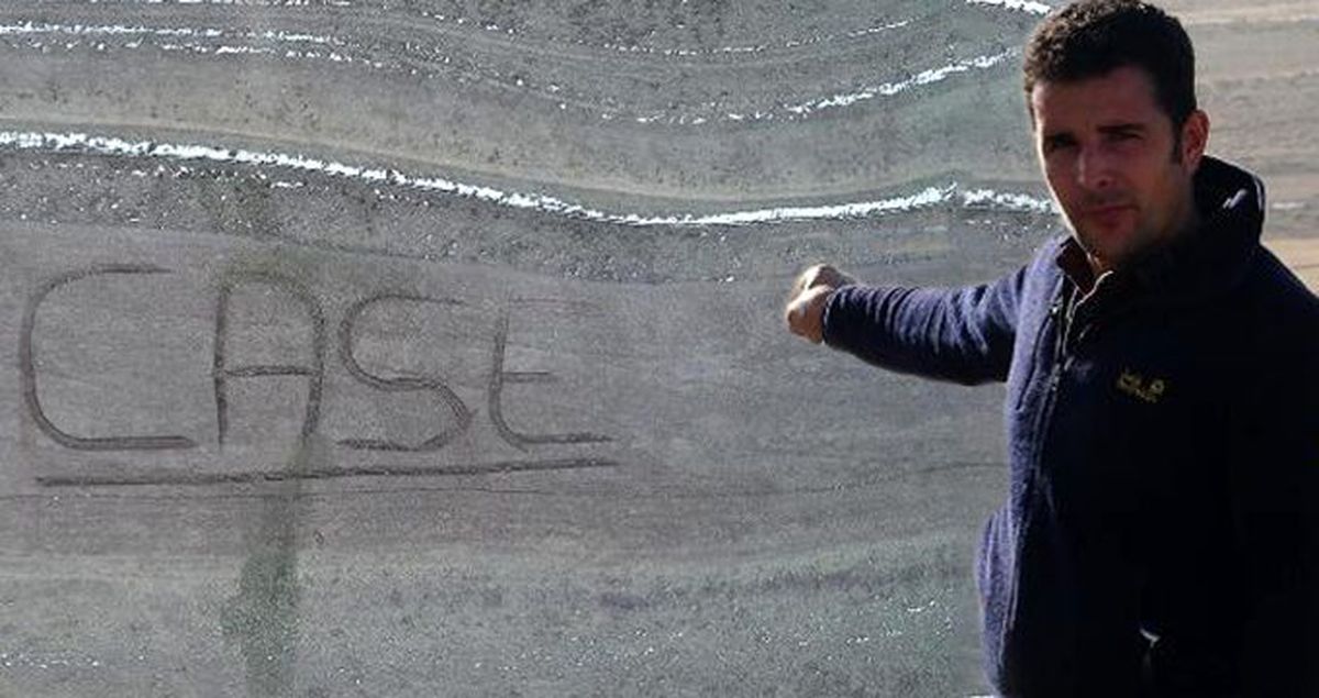Erzurum'da 'Uzaylılar yazdı' denilen yazı, babasının gözüne girmeye çalışan gencin işi çıktı