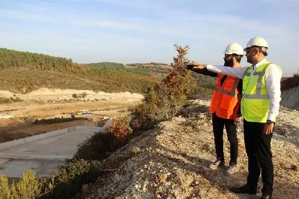 Çanakkale'deki Altınzeybek-2 göleti su tutmaya hazır Çanakkale'deki Altınzeybek-2 göleti su tutmaya hazır