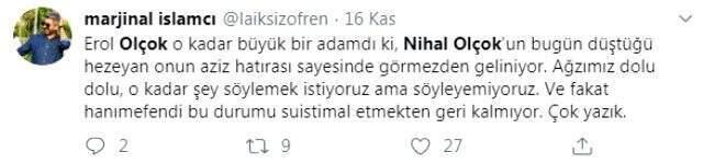 Erdoğan için 'Hayal kırıklığı' diyen Olçok, eleştiri oklarının hedefi oldu