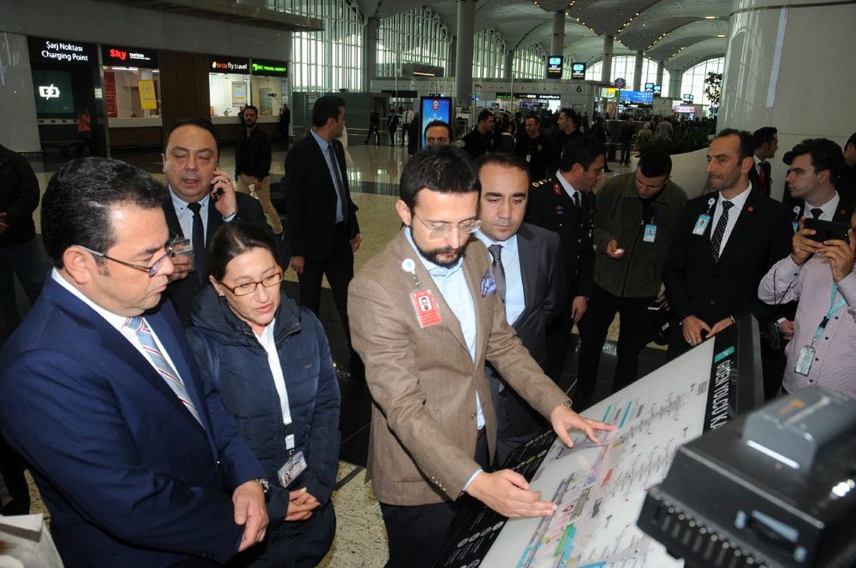 Guatemala Devlet Başkanı Jimmy Morales, İstanbul Havalimanı'nı gezdi