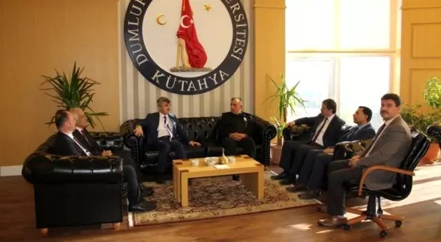 İl Emniyet Müdürü Koç ve Jandarma Komutanı Çekiç'ten Rektör Uysal'a ziyaret