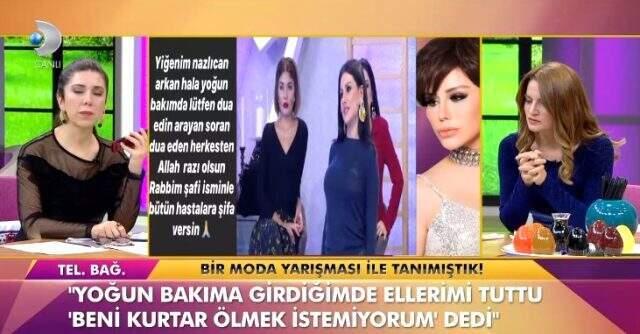 İşte Benim Stilim yarışmasına katılan Ceylan'ın yeğeni Nazlıcan Arkan yoğun bakıma kaldırıldı
