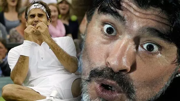 Maradona, Federer'i ağlattı! O sözler... Maradona, Federer'i ağlattı! O sözler...