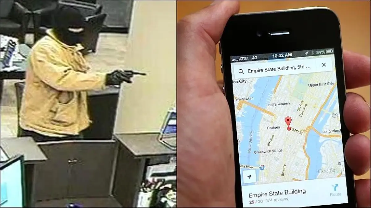 Yakalanan banka soyguncusu konum bilgilerini polisle paylaştığı için Google'ı suçluyor