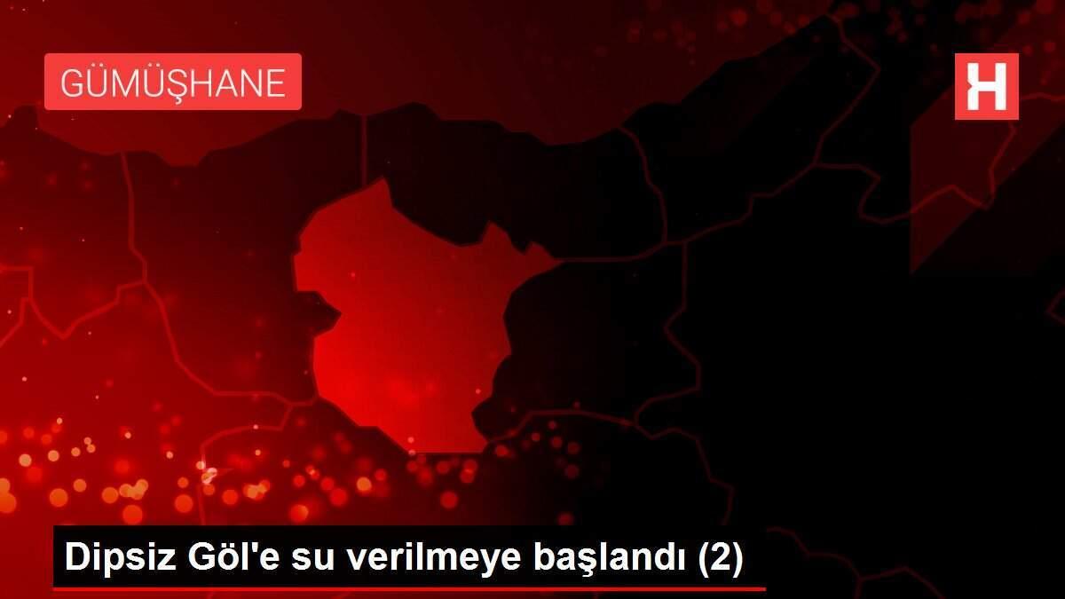 Dipsiz Göl'e su verilmeye başlandı (2)