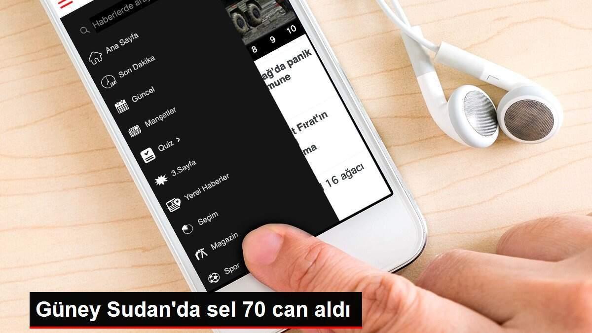 Güney Sudan'da sel 70 can aldı