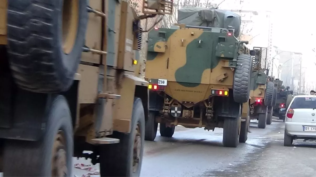 Irak sınırına askeri sevkiyat