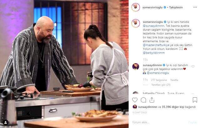 MasterChef'ten elenen Suna'dan gelen tepkiler sonrası ilk açıklama!