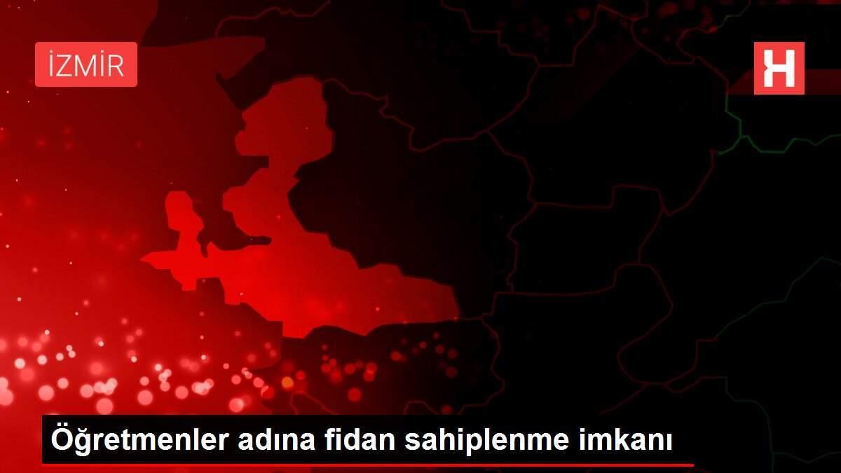 Öğretmenler adına fidan sahiplenme imkanı