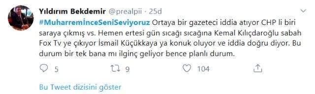 Rahmi Turan'ın açıklaması sonrası Muharrem İnce sosyal medyada gündem oldu