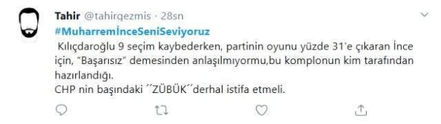Rahmi Turan'ın açıklaması sonrası Muharrem İnce sosyal medyada gündem oldu