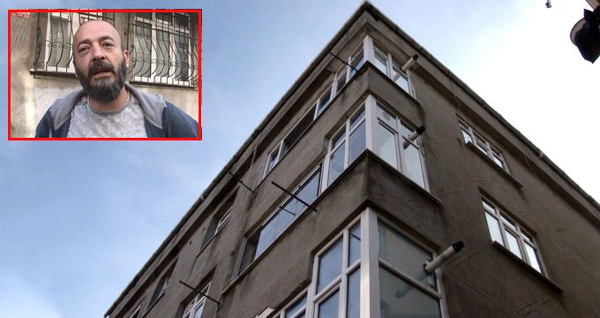 Evinin terasında karşılaştığı yabancıyı çatıya kilitledi!