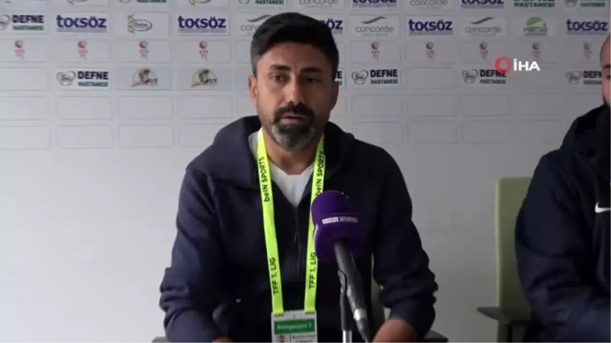 Hatayspor - İstanbulspor maçının ardından