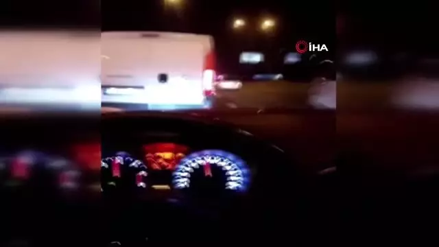 İstanbul trafiğini makas atarak birbirine katan magandalar kamerada