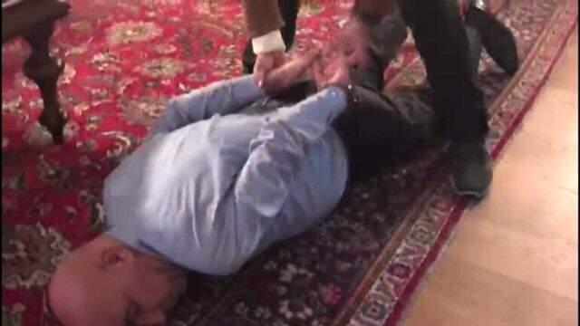 Organize suç örgütü lideri Ayvaz Korkmaz'ın gözaltına alındığı anlar polis kamerasında