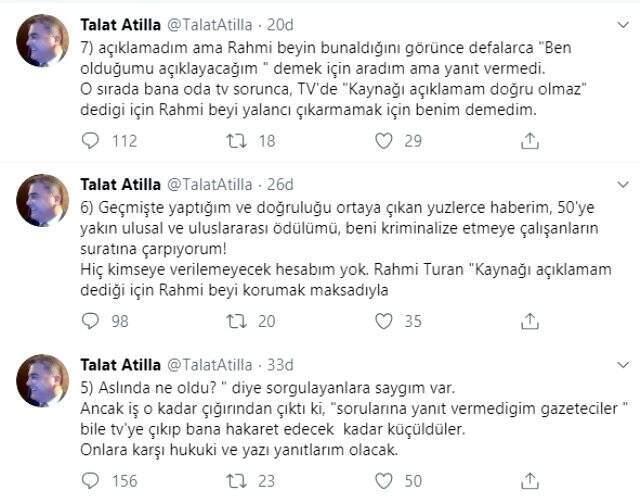 Talat Atilla'dan yeni açıklama: Kaynağım Kılıçdaroğlu'ndan yüzde yüz doğru yanıtını alarak bana getirdi
