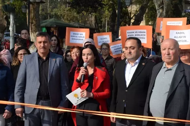 AK Parti'li kadınlar, 25 Kasım'da 'kadına şiddete dur' dedi