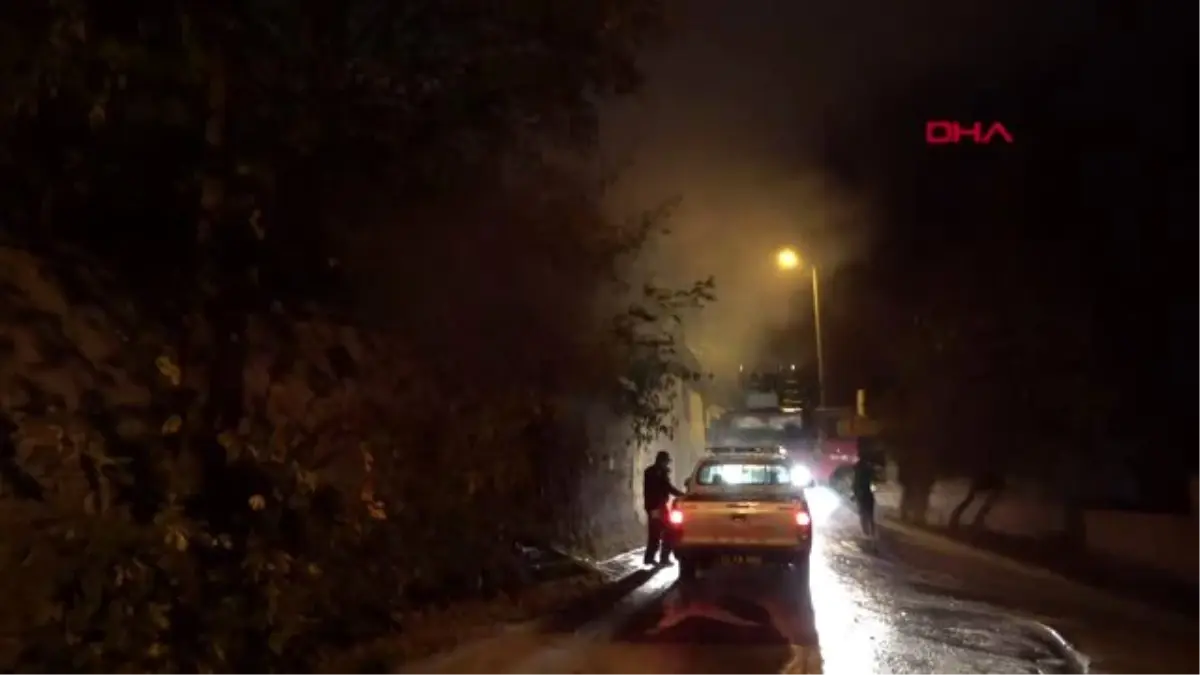 Edirne metruk evlerde çıkan yangın korkuttu