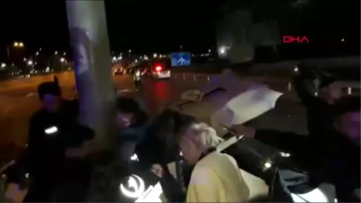 Karaman direğe çarpan otomobilin sürücüsü öldü