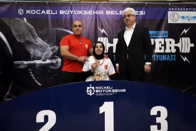 Kocaeli'de Bedensel Engelliler Halter Türkiye Şampiyonası heyecanı Kocaeli'de Bedensel Engelliler Halter Türkiye Şampiyonası heyecanı