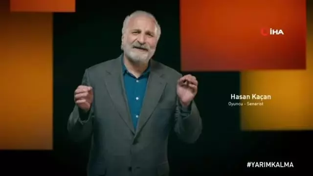 Senaryosunu Bakan Selçuk'un yazdığı kamu spotunda ünlü isimler kadına şiddete 'dur ' dedi