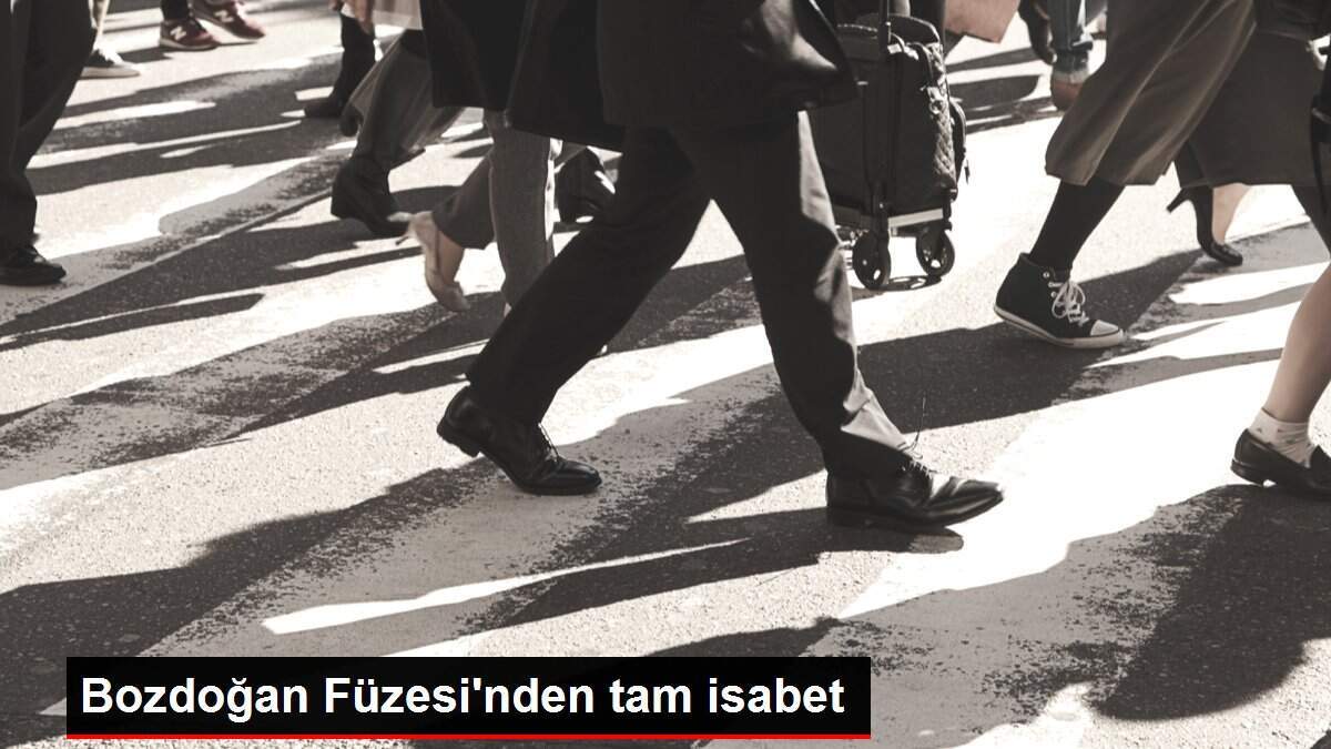 Bozdoğan Füzesi'nden tam isabet