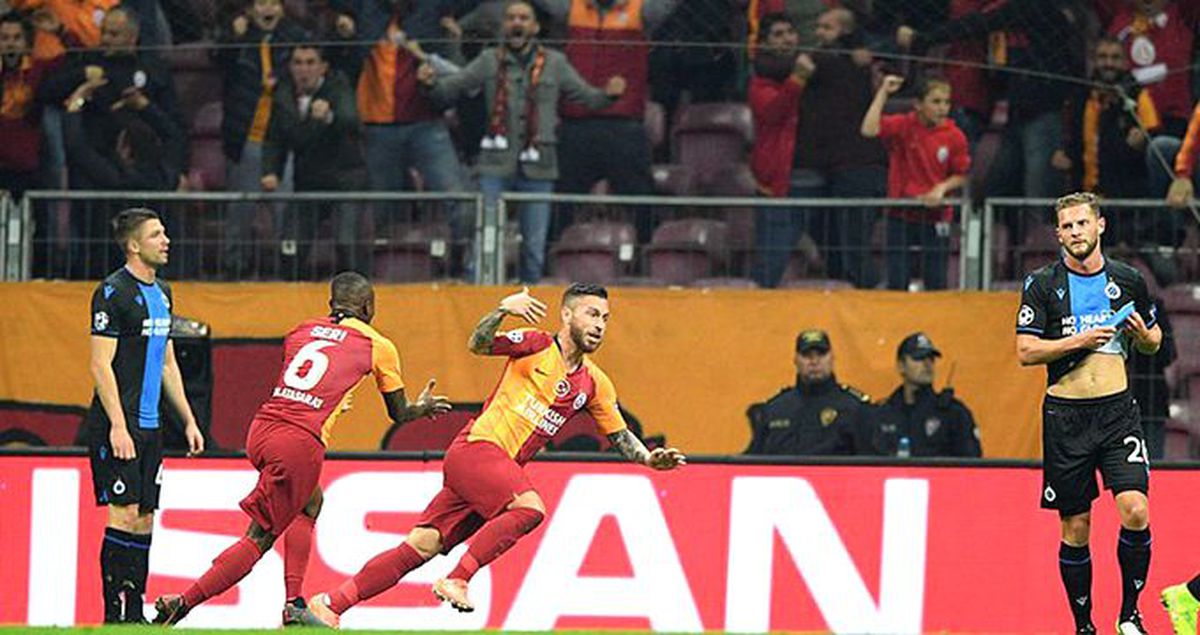 Galatasaray'ın Devler Ligi'ndeki ilk golü Adem Büyük'ten