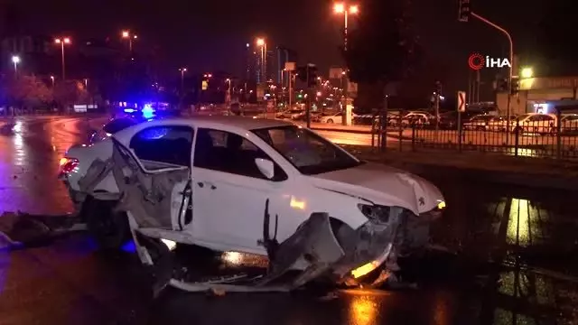 Polisten kaçan şahıslar kaza yaptı