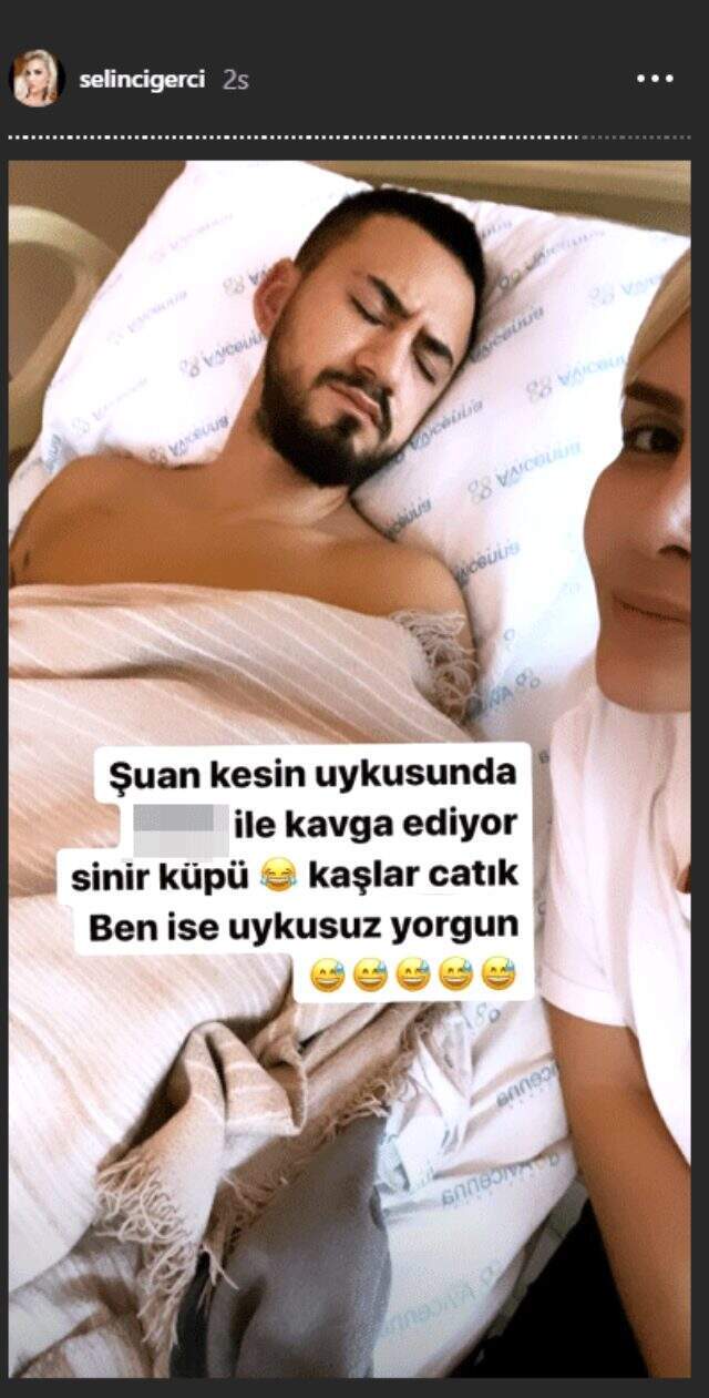 Selin Ciğerci 'Hepsi lokum' bunların diyerek eşi Gökhan Çıra'nın ayak parmaklarını öptü