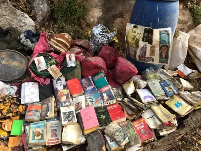 Siirt'te teröristlere ait mühimmat ve yaşam malzemesi ele geçirildi