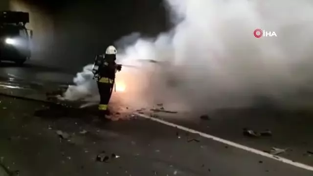 Cankurtaran tünelinde kaza: 1 ölü 2 yaralı Cankurtaran tünelinde kaza: 1 ölü 2 yaralı