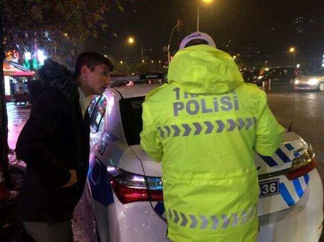 Ceza kesen polisi tehdit etti: Bu ismi hiç unutmayacağım