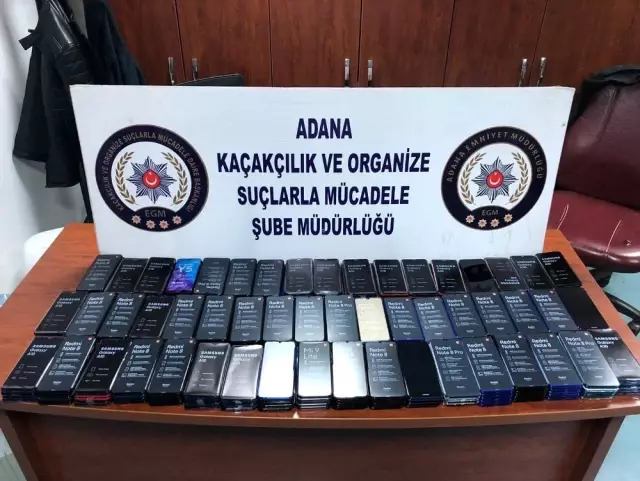 Otomobilde 600 bin liralık kaçak telefon ele geçirildi