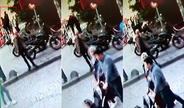 (Özel) Gençlerin selfie çekmek uğruna merdivenlerden düştüğü anlar kamerada