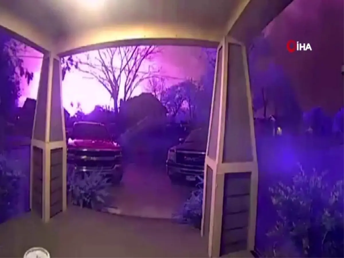 Petrokimya tesisindeki patlama anı böyle görüntülendi