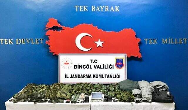 PKK'lı teröristlerin termal kamerada görünmemek için giydiği kıyafetler ele geçirildi