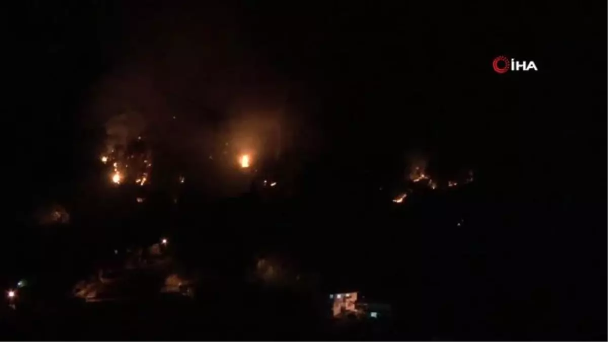Rize'de orman yangını