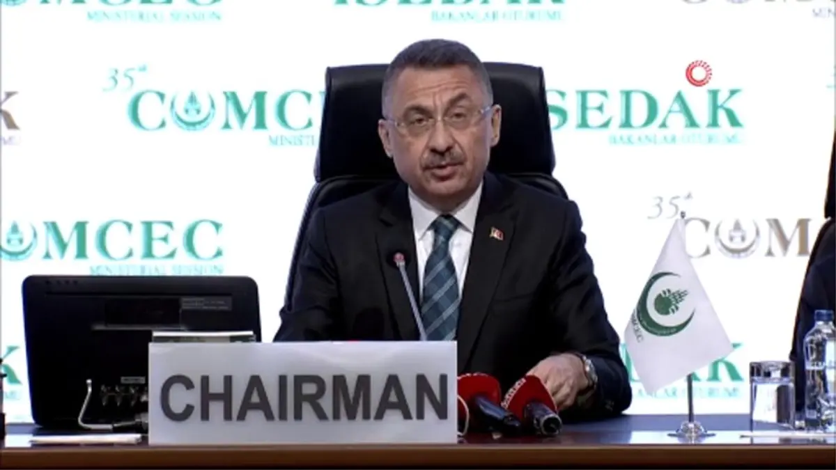 Cumhurbaşkanı Yardımcısı Oktay, İSEDAK 35. Toplantısı Bakanlar Çalışma Oturumu'na başkanlık etti