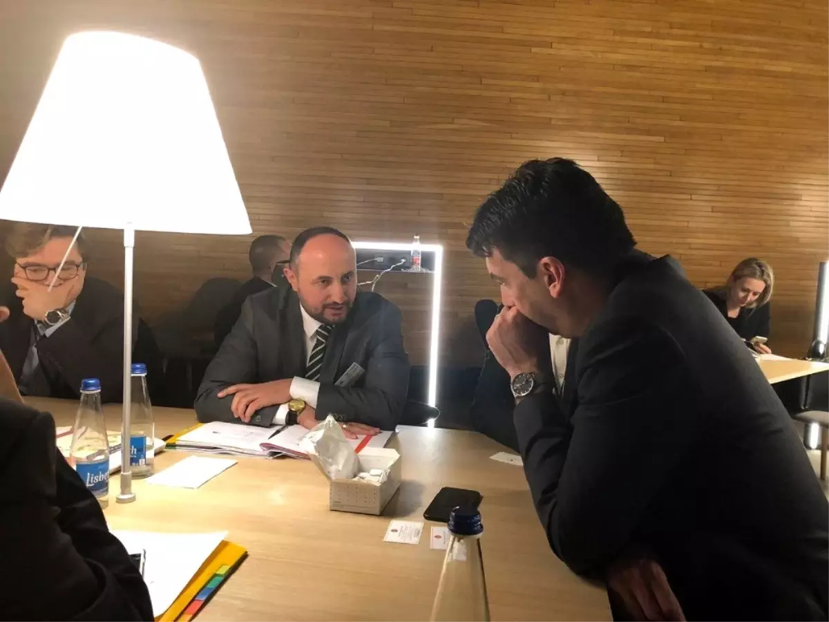 İsmail Emrah Karayel, AP üyeleri ile görüştü