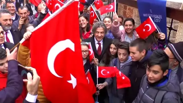 Kuzey Makedonya'daki Ohri Ali Paşa Camisi'nden 107 yıl sonra ezan okundu