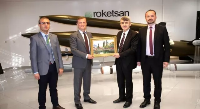 Rektör Uysal'dan ROKETSAN'a ziyaret