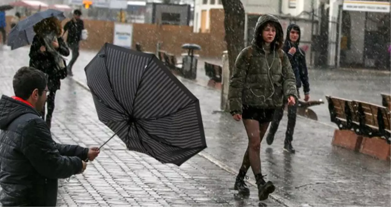 Meteoroloji'nin uyarısı sonrası beklenen yağış başladı